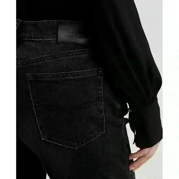 NEW! Lauren Ralph Lauren Women's Relaxed Tapered Ankle Jeans - Picture 5 of 6